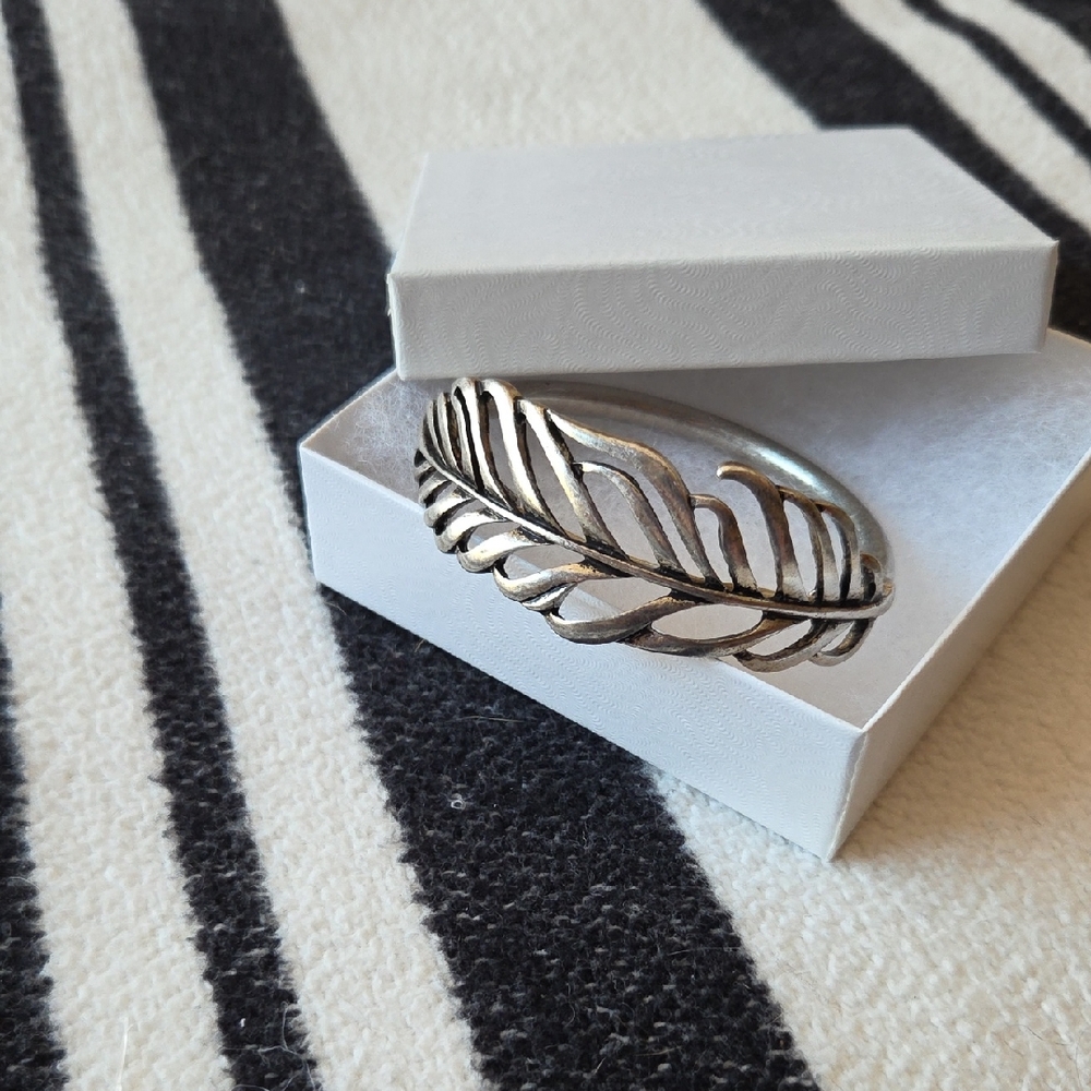 Silver Leaf Cuff Bracelet Final Markdown!! - image 1